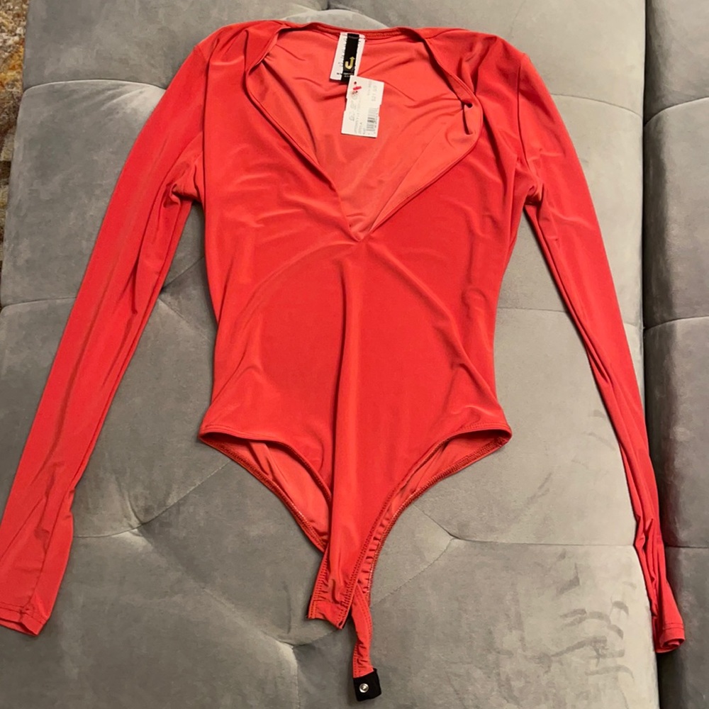 Red Orange Bodysuit